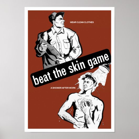 Beat the Skin Game - Health Poster (Voorkant)