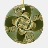 Beat This - Fractal Keramisch Ornament (Achterkant)