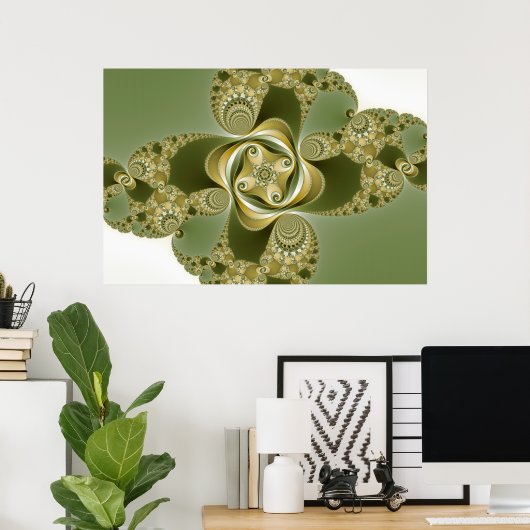 Beat This - Fractal Poster (Thuiskantoor)