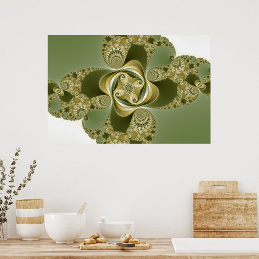 Beat This - Fractal Poster (Keuken)