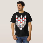 Beat Up Bowling Pins Cute Duckpins die T-shirt afs (Voorkant volledig)