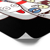 Beat Up Bowling Pins Cute Duckpins die T-shirt afs Poster (Hoek)