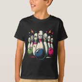 Beat Up Bowling Pins Shirt Funny Bowling League 1 (Voorkant)
