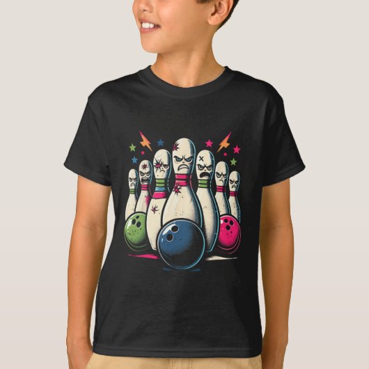 Beat Up Bowling Pins Shirt Funny Bowling League 1 (Voorkant)