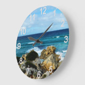 Beat van de oceaan, wandklok (Hoek)