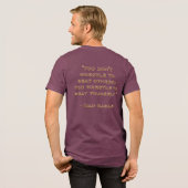 "Beat Yourself" Tri-Blend Shirt (Voorkant)