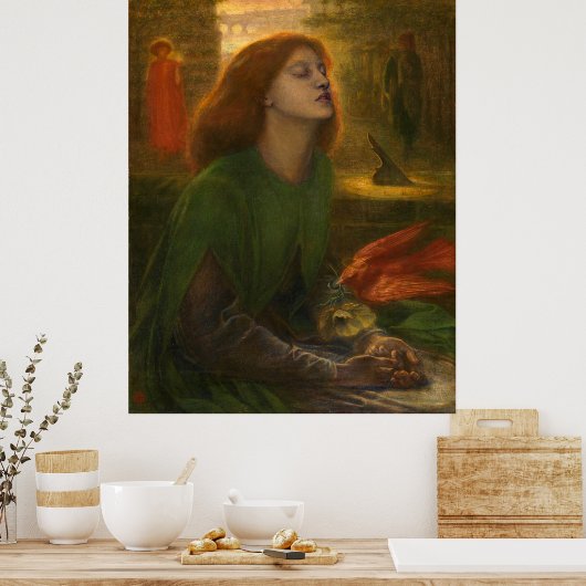 Beata Beatrix - Dante Gabriel Rossetti Poster (Keuken)