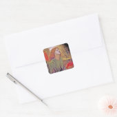 Beata Beatrix Vierkante Sticker (Envelop)