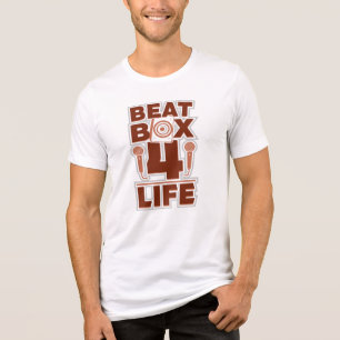 Beatbox 4 Life Music en Rhythm Novelty Tri-Blend Shirt