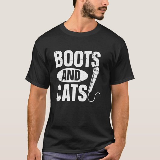 Beatbox Advies - Boots and Cats T-shirt (Voorkant)