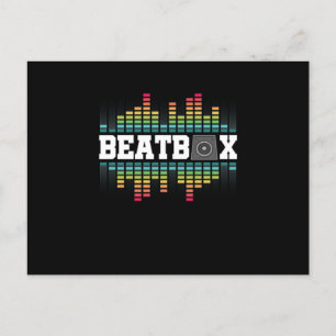 Beatbox Hiphop Sound Beatboxer Rap Music DJ Gift Briefkaart