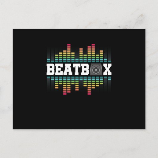 Beatbox Hiphop Sound Beatboxer Rap Music DJ Gift Briefkaart (Voorkant)