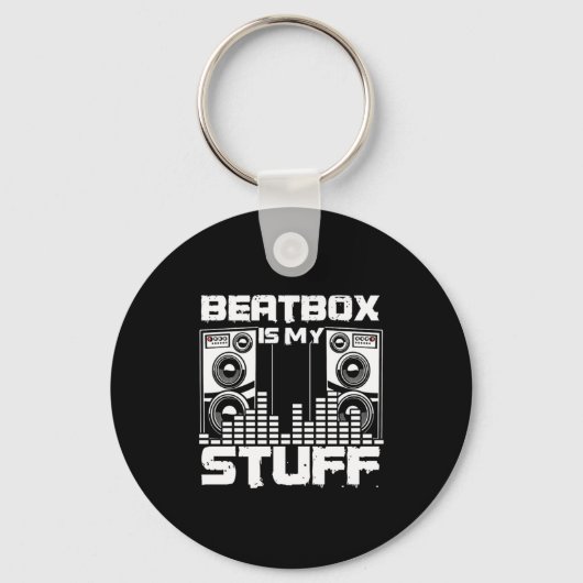 Beatbox is mijn Rap Hiphop Beatboxer DJ Gift Sleutelhanger (Voorkant)