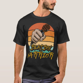 Beatbox-muziek oude school rap-microfoon Beatboxer T-shirt