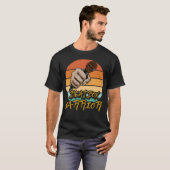 Beatbox-muziek oude school rap-microfoon Beatboxer T-shirt (Voorkant volledig)