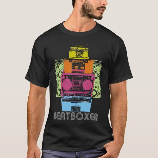 BeatBoxer 80's DJ T-shirt (Voorkant)