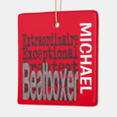 Beatboxer Extraordinaire CUSTOM Keramisch Ornament (Links)