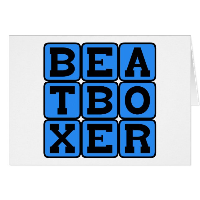 Beatboxer, Vocal Gymnastics (Voorkant Horizontaal)