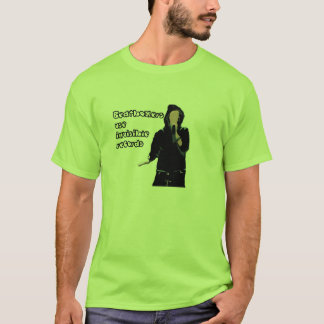 Beatboxers gebruiken onzichtbare records. t-shirt