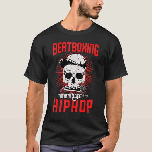 Beatboxing Hip Hop Musical Style Vocal Percussion T-shirt (Voorkant)