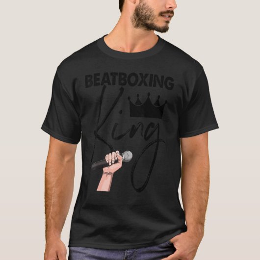 Beatboxing King Women Tape Recorder T-shirt (Voorkant)
