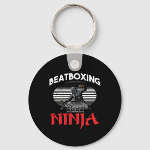 Beatboxing Ninja Beatboxer Rap Hiphop Music DJ Gif Sleutelhanger