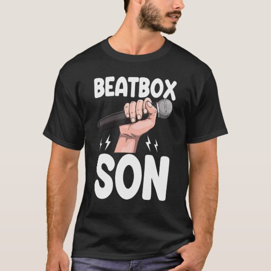 Beatboxing Son Women Tape Recorder T-shirt (Voorkant)