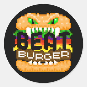 Beatburger bijt terug Monster Logo Sticker