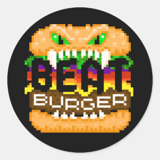 Beatburger bijt terug Monster Logo Sticker