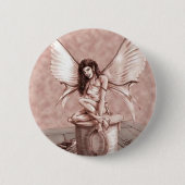 beatDayPinkFairy Ronde Button 5,7 Cm (Voorkant)
