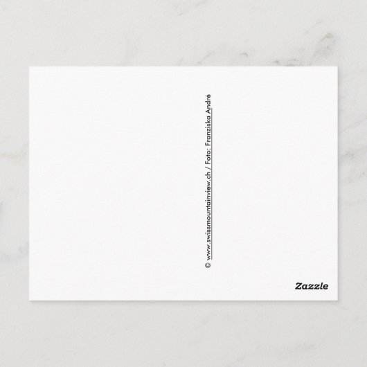 Beatenberg Zwitserland Briefkaart (Achterkant)