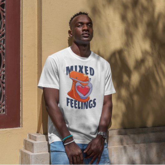 Beater Mixed Feelings Quote T-shirt
