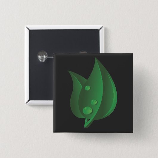 Beatfarm-Button Vierkante Button 5,1 Cm (Voorkant /achterkant)