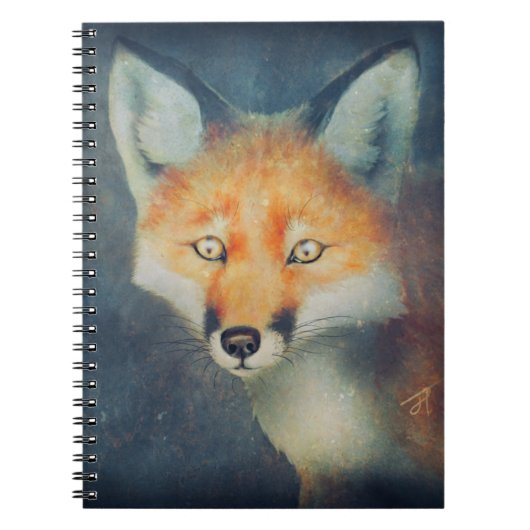 Beatiful Fox Art spiraal gebonden Notitieboek (Voorkant)