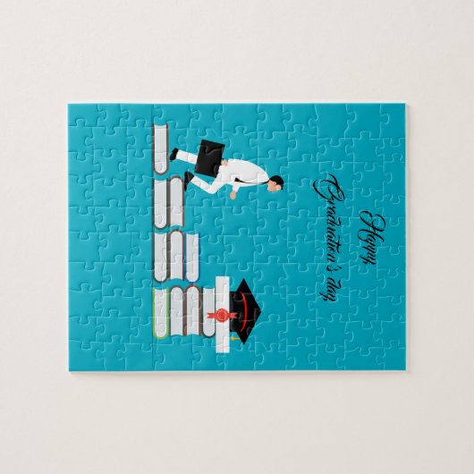 Beatiful Happy Afstuderen dag Legpuzzel (Horizontaal)