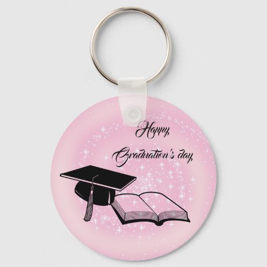 Beatiful Happy Afstuderen dag Sleutelhanger (Voorkant)