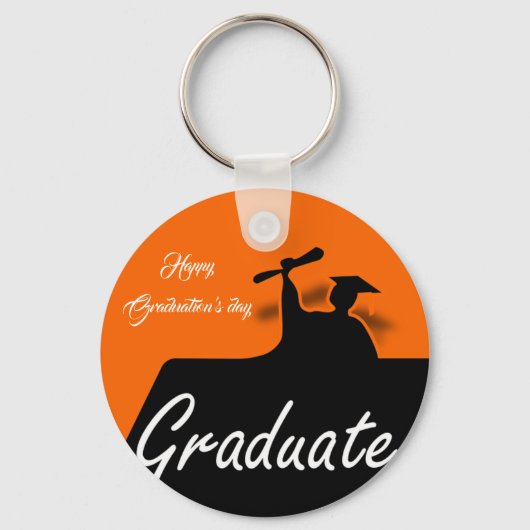 Beatiful Happy Afstuderen dag Sleutelhanger (Voorkant)