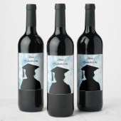 Beatiful Happy Afstuderen dag Wijn Etiket (Flessen)