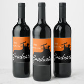 Beatiful Happy Afstuderen dag Wijn Etiket (Flessen)