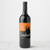 Beatiful Happy Afstuderen dag Wijn Etiket (Voorkant)