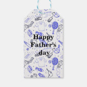 Beatiful Happy Vaderdag Cadeaulabel (Achterkant)