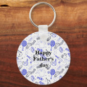 Beatiful Happy Vaderdag Sleutelhanger (Voorkant)