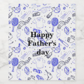 Beatiful Happy Vaderdag Wijn Etiket (Enkel label)