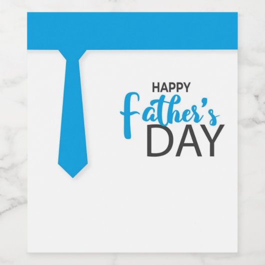 Beatiful Happy Vaderdag Wijn Etiket (Enkel label)