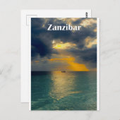 Beatiful landscape of Zanzibar Briefkaart (Voorkant / Achterkant)