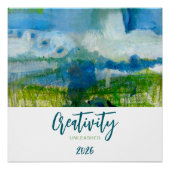 Beatiful poster to awaken your creativity  (Voorkant)