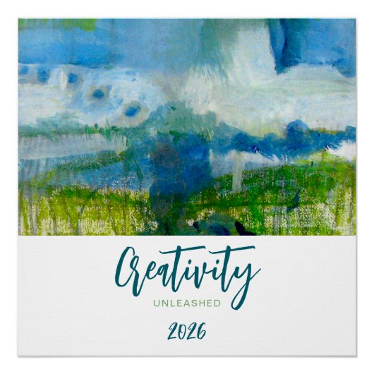 Beatiful poster to awaken your creativity  (Voorkant)