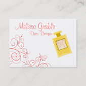 Beatiful, prachtige dress visitekaartje (Achterkant)