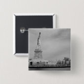 Beatig NYC Vierkante Button 5,1 Cm (Voorkant /achterkant)