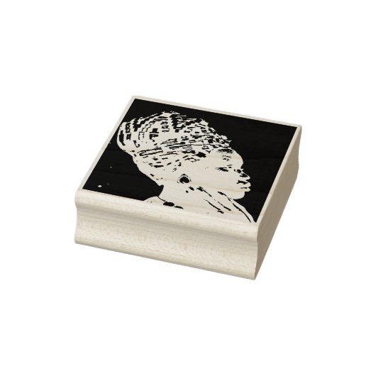 Beatige Afrikaanse vrouw Rubberstempel (Stempel)